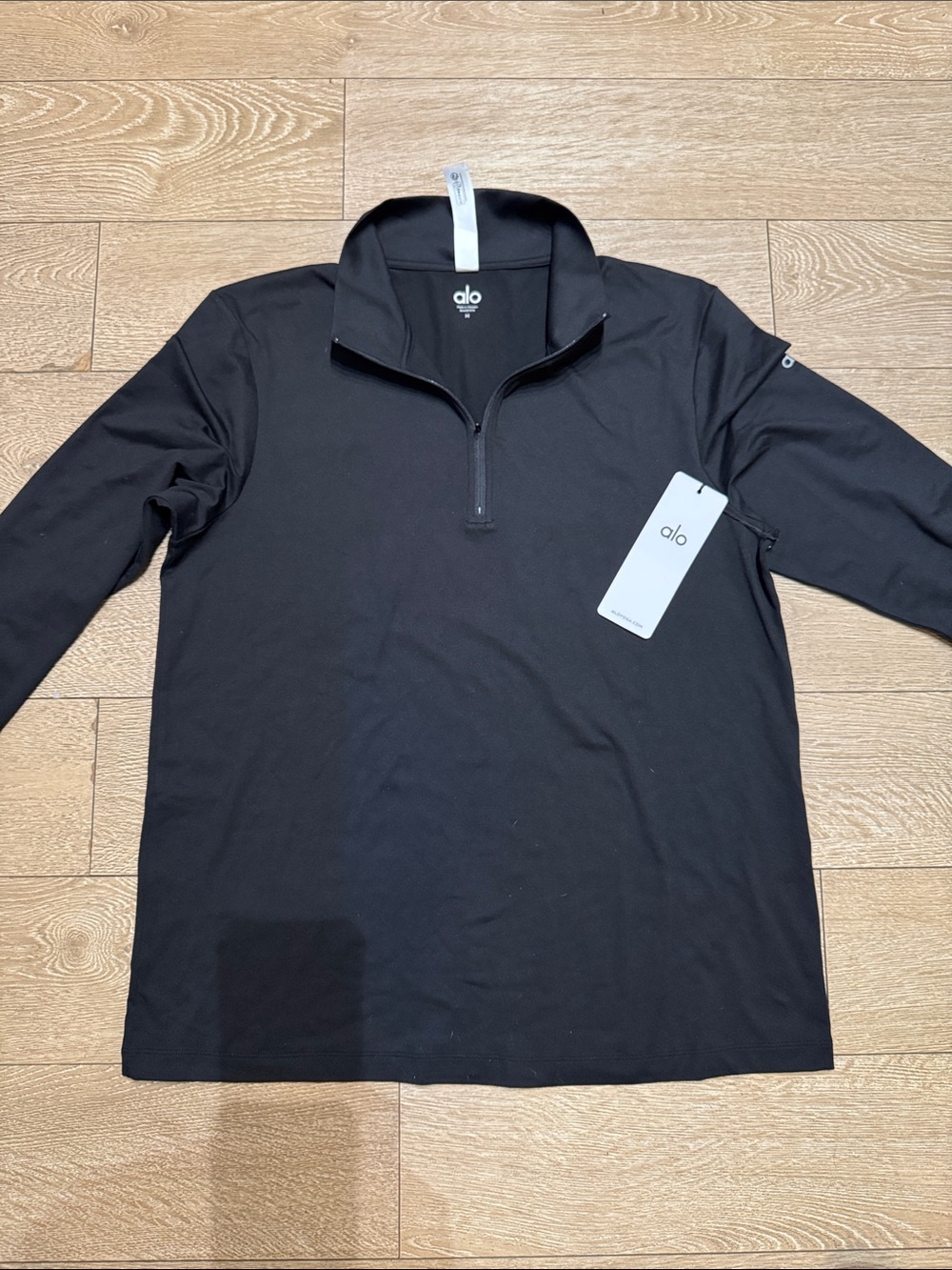 NWT UNISEX ALO Yoga Conquer 1/4 Zip Long Sleeve Shirt